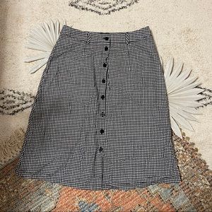Frank & Oak Plaid Mid-length skirt